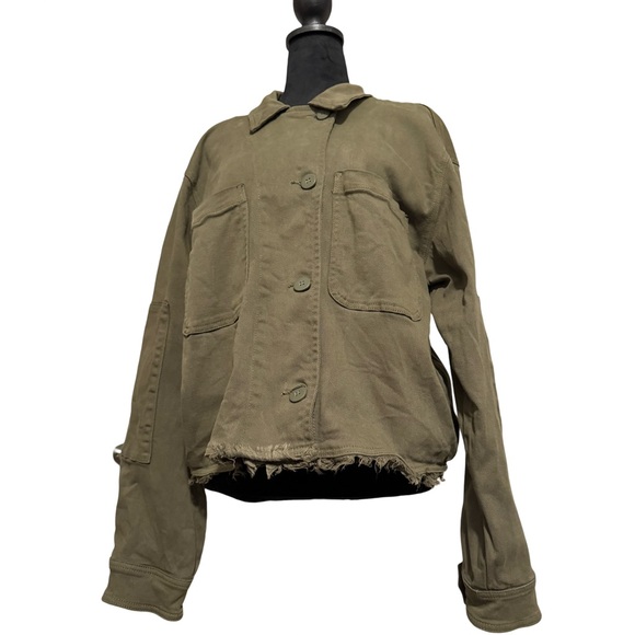 Sanctuary for Anthropologie Olive green jacket. Good condition - Picture 10 of 16
